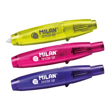 MILAN繽紛果凍修正帶_可替換(3色可選)