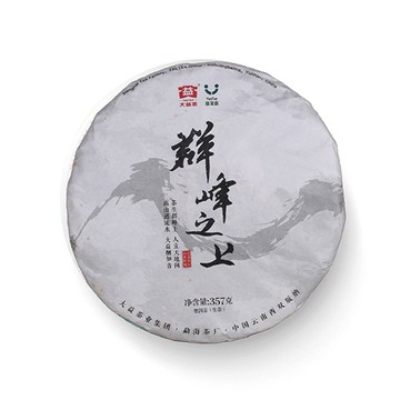 大益普洱生茶 357g/群峰之上 1601「茶有大益」