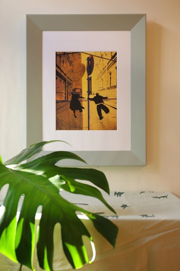 布魯塞爾的咖啡女孩與麵包男孩