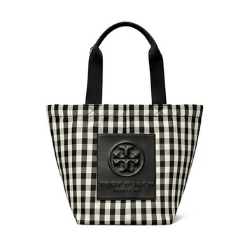 TORY BURCH PIPER GINGHAM 小號方形托特包女士手提包單肩包 84771(預購)   ~【 菲尼斯 國際精品 ★ 疊加現抵$1618 】