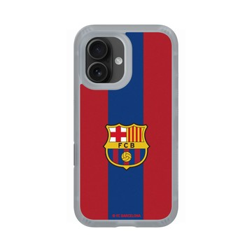iPhone 16 AirX 流變灰 - FC Barcelona - Logo - Two Tone Background