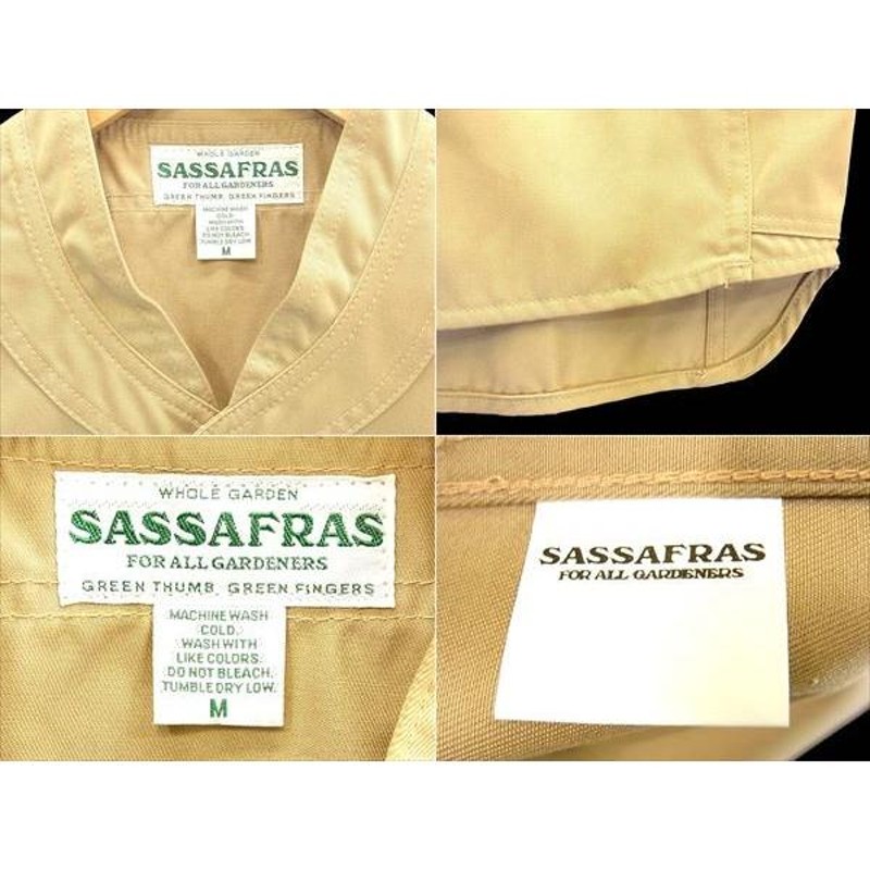 中古 SASSAFRASササフラス ベースウォールガーデナーベストM/VASE WALL GARDENER VEST | LINEブランドカタログ