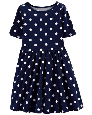 Kid Polka Dot Twirl Dress