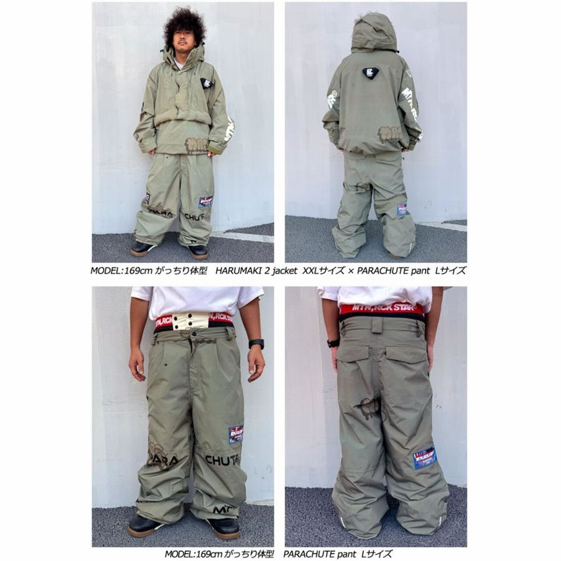 マウンテンロックスター M.R.S. スノーボードウェア ビブパンツ M 予約商品 25-26 レイズ ビブ パンツ Ray's Blanc Vetements RAYS
