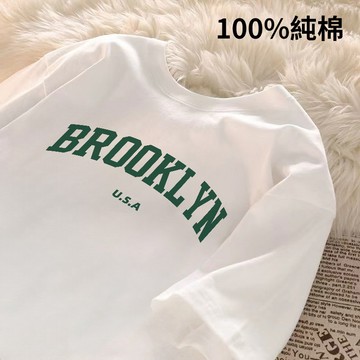【現貨立出】 100% 純棉 重磅短袖 女生T恤 韓系 復古 潮牌英文字母 白色上衣 韓系短袖 精品短袖 ins 風衣服