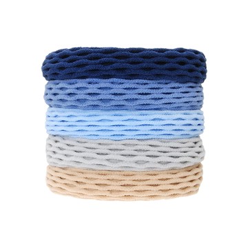 L. ERICKSON 網狀運動髮圈〈海岸藍〉