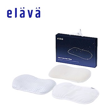 Elava 韓國 嬰兒透氣舒眠枕 嬰兒枕 禮盒 (附透氣及涼感枕套)