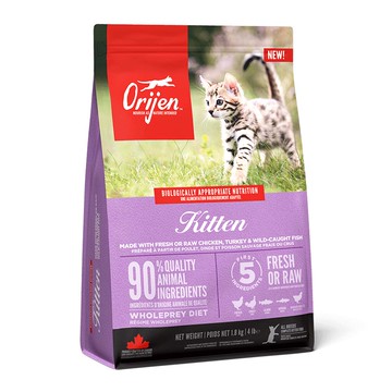 【Orijen 歐睿健】無穀貓飼料1.8Kg-鮮雞幼貓