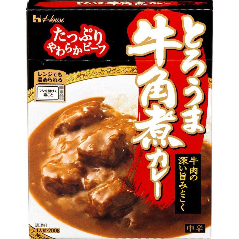 ハウスとろうま牛角煮カレー 200g ×5個 レンジ化対応・レンジで簡単調理可能