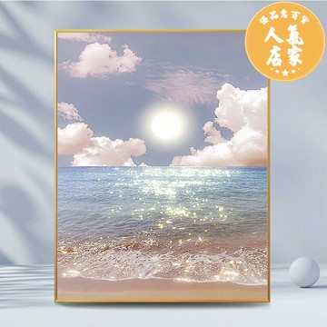 鑽石畫 鉆石畫滿鉆客廳小件治愈系風景十字繡2025新款臥室手工自己繡現代