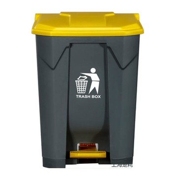 腳踏式垃圾桶大號商用帶蓋環衛廚房飯店大容量家用腳踩戶外垃圾[DD080109]
