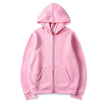 外貿跨境大碼開衫連帽衛衣秋冬抓絨男女休閑拉鏈運動衫寬松上裝