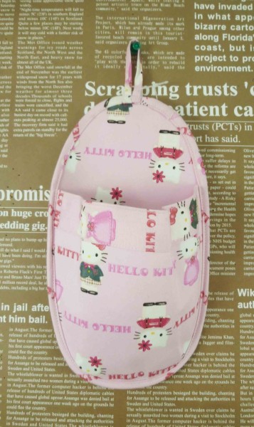【震撼精品百貨】Hello Kitty 凱蒂貓~壁掛袋-粉色【共1款】