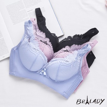 波蕾妮｜羽悅花 交叉托提機能無鋼圈【8619】薄杯 類小馬甲 集中 包覆 11/19