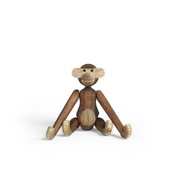北歐櫥窗 Kay Bojesen Monkey Mini 木頭迷你猴（柚木）