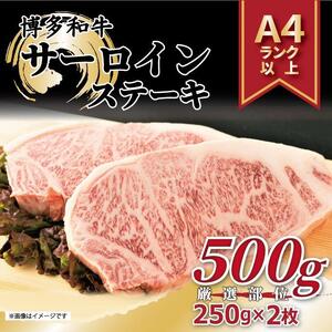 博多和牛 サーロインステーキセット 500g 250g×2枚