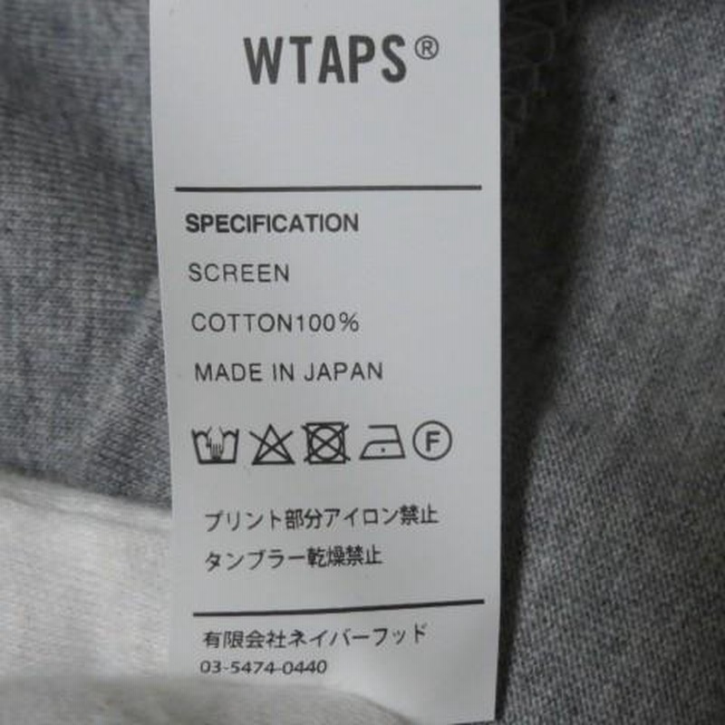 未使用 WTAPS ダブルタップス 半袖Tシャツ 18SS GPS 181PCDT