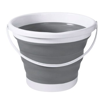 FANCY LIFE 摺疊式水桶 5L  灰白色  1個