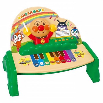 JoyPalette ANPANMAN 木質趣味電子琴 附四種模式 24種語音  350 x 120 x 370mm  麵包超人 多色  1組