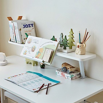 林氏木業簡約清爽書桌書架 LS690 (搭配LS690學習桌使用) (H014369526)