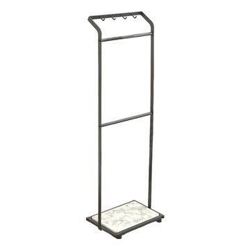 LiFArt 日系珪藻土雨傘架 34.1 x 23.1 x 105cm 白色 簡約時尚 居家收納  1個