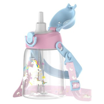 LocknLock 樂扣樂扣 兒童背帶水壺 ABF551PIK  獨角獸  1個  450ml