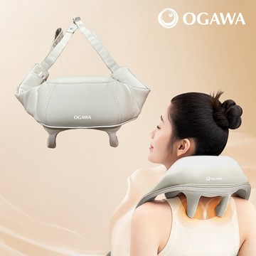 【OGAWA】免手持無線鬆鬆肩OG-1213K│肩頸按摩、無線、放鬆肩頸、低頭族、家庭主婦、上班族、揉捏、熱敷、加熱