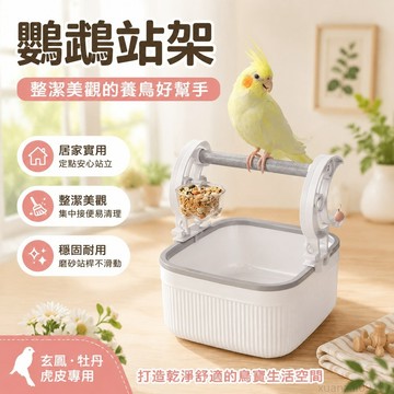 省錢鋪寵物】 鸚鵡站架桌麵落地站臺玄鳳牡丹虎皮專用定點排便磨砂站桿站棍站棒 鸚鵡站架 站桿 出貨 鸚鵡站台 桌面 鳥站台