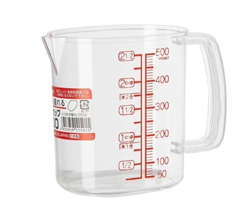 日本製【Nakaya】K159 刻度量杯 500mL