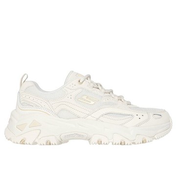 Kixpress-Skechers D'lites Hiker 女 運動休閒鞋 健走 緩震 舒適 米 [180134OFWT]