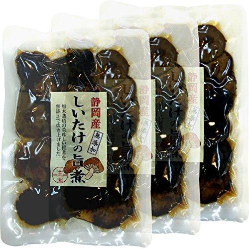 しいたけの旨煮 無添加 150g×3袋セット 巣鴨のお茶屋さん 山年園