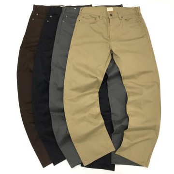 直筒休閑褲男高彈力寬松直筒長褲卡其工裝褲夏季薄款男褲