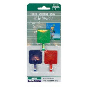 【文具通】北極熊超粘性掛勾3入 I1110037【APP滿額下單4%點數(單一帳號最高1000點)】7/31止