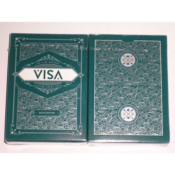 【USPCC撲克】 撲克牌 VISA BLUE PLAYING CARDS-S102935