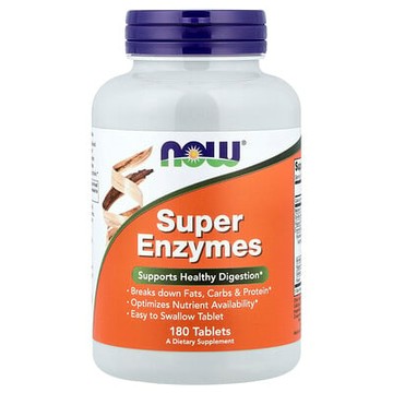NOW Foods, 超級酶，180 片