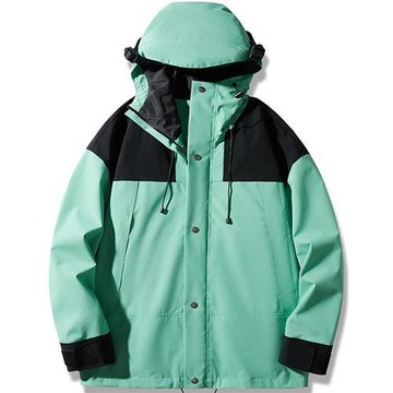 【巴黎精品】現貨+預購 抗寒防風連帽外套鋪棉夾克保暖秋冬休閒上衣-戶外情侶登山服男女夾克6色a1ly54