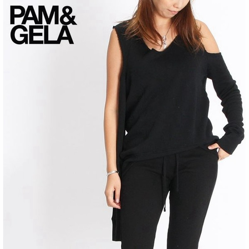 black v neck cold shoulder top