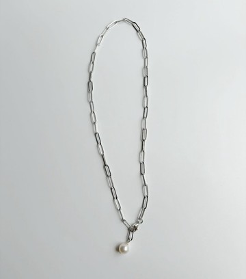 2way 日常休閒 Akoya 巴洛克珍珠 Surgical Stainless Steel 316L Y 字項鍊