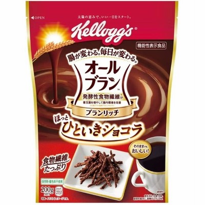 ケロッグ オールブラン ブランリッチ ほっとひといきショコラ 200g ×6袋 機能性表示食品