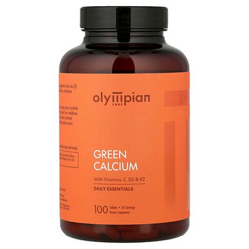 Olympian Labs, Green 鈣片，含維生素 K2/D3，100 片