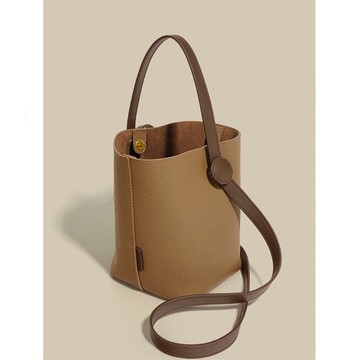 包包2025新款高級春夏通勤水桶包斜挎小眾超火菜籃子單肩手提女包