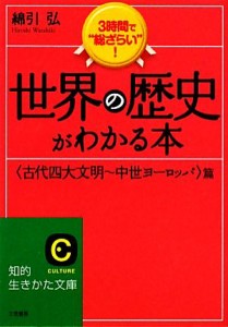  世界の歴史がわかる本 “古代四大文明～中世ヨーロッパ”篇 知的生きかた文庫／綿引弘