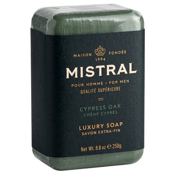 MISTRAL BODY 柏樹橡木 沐浴皂  250g  1入