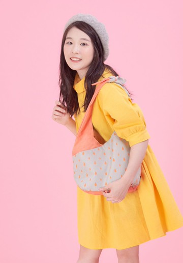 桃子單肩包，托特包，購物袋