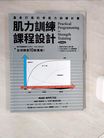 【書寶二手書T3／美容_ZZM】肌力訓練課程設計_馬克‧銳普托, 安迪‧貝克, 史黛夫‧布萊德佛, 王啟安