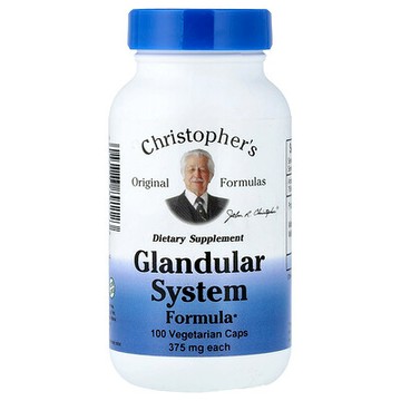 Christopher's Original Formulas, 腺體系統配方，100 粒素食膠囊