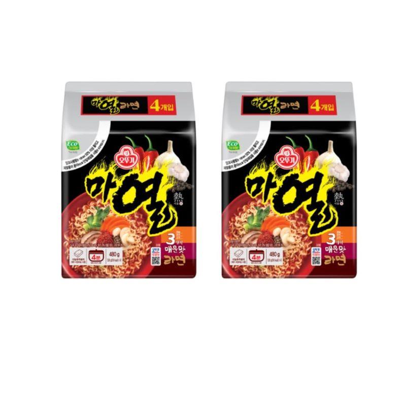 熱ラーメン2種 熱ラーメン600g(5個入) マヨルラーメン480g(4個入) ニンニクコショウ 唐辛子ラーメン 韓国ラーメン 韓国食品