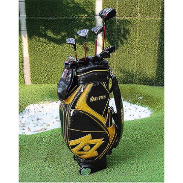 PGM高爾夫球包大容量航空托運包雙球包帽防水耐磨水晶PU球桿袋