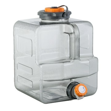取水桶 佩捷爾 12L戶外PC儲水桶食品級方形水桶帶水龍頭露營飲用水桶蓄水箱家用純淨水桶25×23×31cm
