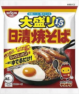 日清食品 日清焼そば 大盛り1.5倍 151g×12個 (袋麺 インスタント)